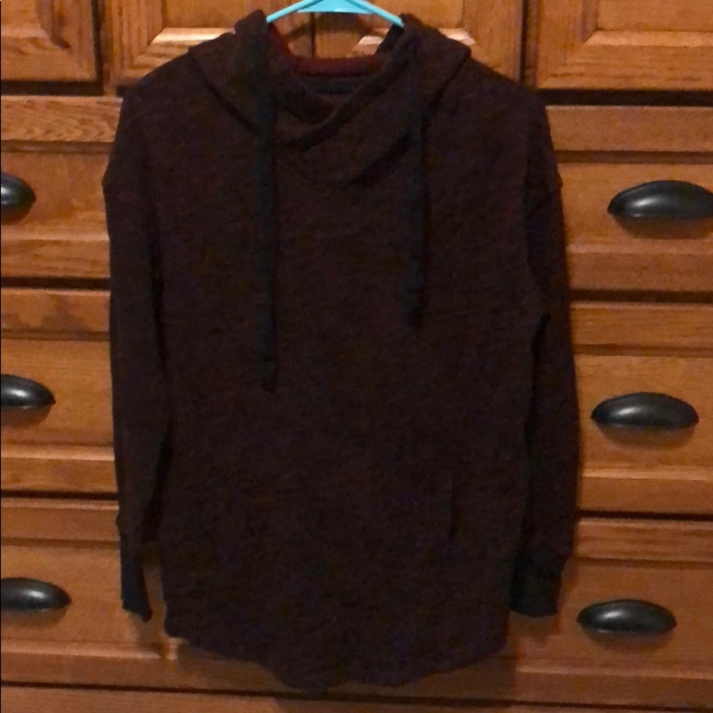Red/black trendy hoodie